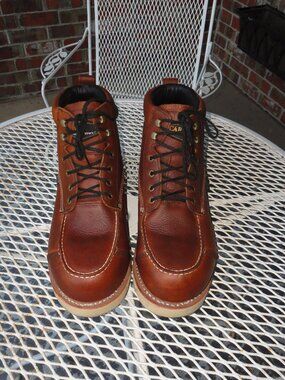 CAROLINA Staple Gun Men's Brown Leather Chukka Work Boots Size 13EE